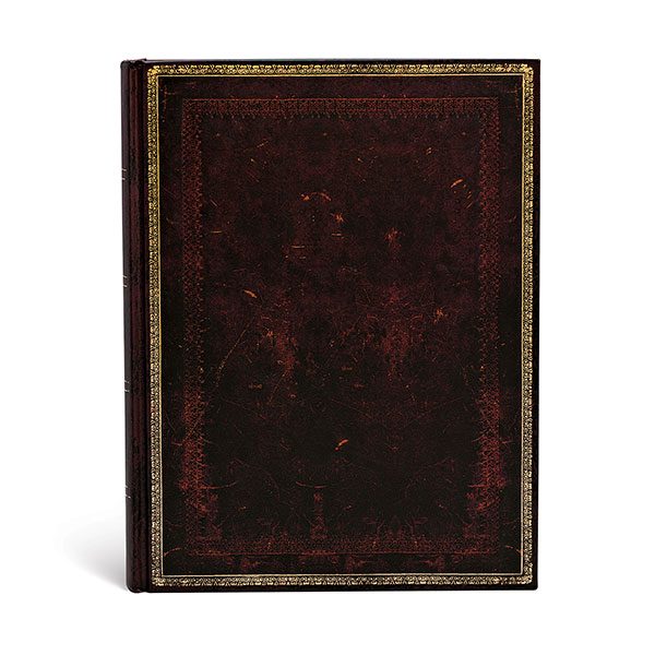 Paperblanks Old Leather Classics Black Moroccan Ultra ongelinieerd